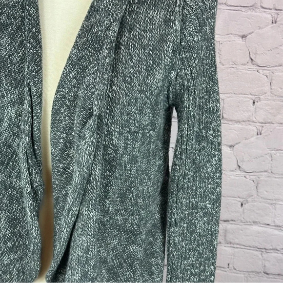 converse one star grey cotton open front Cardigan sweater size medium - Picture 9 of 9
